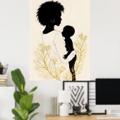 Timeless Bond – Mother and Daughter III Poster (Heimbüro)