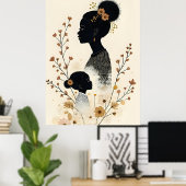 Timeless Bond – Mother and Daughter Poster (Heimbüro)