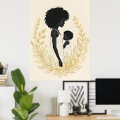 Timeless Bond – Mother and Daughter V Poster (Heimbüro)