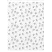 Timeless Botanical Bloom Soft Grey Tischdecke (Vorderseite)