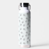 Timeless Botanical Bloom Soft Grey Trinkflasche (Vorne)