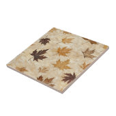 Timeless Botanical Harmony – Leaf in Warm Neutrals Fliese (Seite)