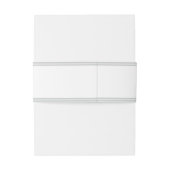 Timeless Catholic Monogrammed Einladungsbanderole (Rückseitenbeispiel)