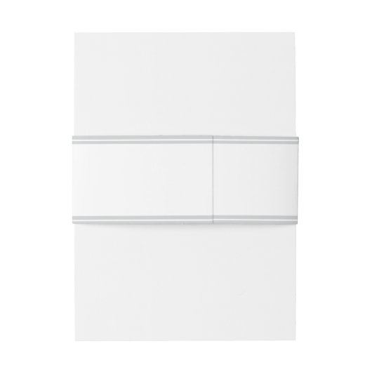 Timeless Catholic Monogrammed Einladungsbanderole (Rückseitenbeispiel)