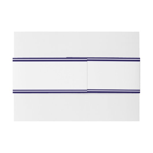 Timeless Catholic Monogrammed Einladungsbanderole (Rückseitenbeispiel)