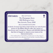 Timeless Catholic Monogrammed Enclosure Card Begleitkarte (Vorderseite)