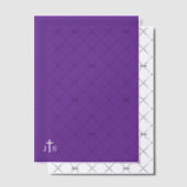 Timeless Catholic Monogrammed Wedding  Pergament Einladungen (Versetzt (Einladung))