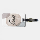 Timeless Celebration Phrase in Arabic Calligraphy Gepäckanhänger (Rückseite horizontal)