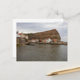 Timeless Charm of Staithes Harbour Postkarte