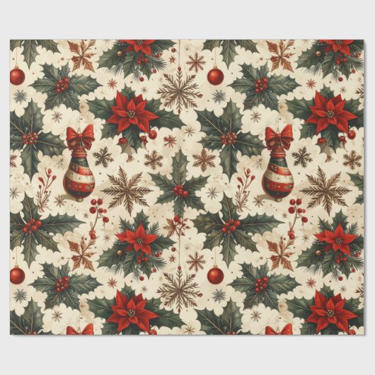 Timeless Christmas Geschenkpapier (Flach)