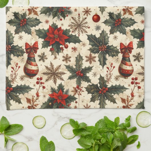 Timeless Christmas Geschirrtuch (Gefaltet)