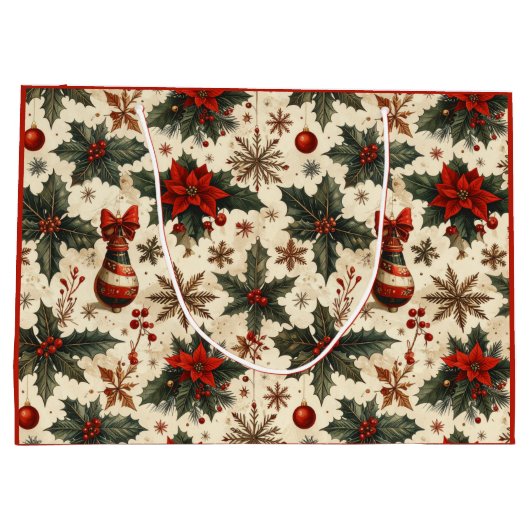 Timeless Christmas Große Geschenktüte (Rückseite)