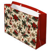 Timeless Christmas Große Geschenktüte (Rückseite Schrägansicht)