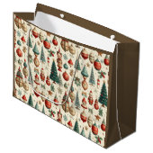 Timeless Christmas Toys Große Geschenktüte (Vorderseite Schrägansicht)