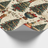 Timeless Christmas Vibes Geschenkpapier (Ecke)