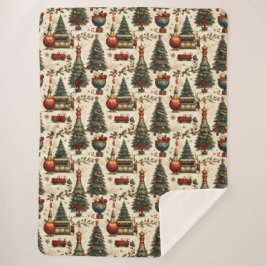 Timeless Christmas Vibes Sherpadecke