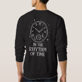Timeless Connection: Clockwork Universe Sweatshirt (Rückseite)