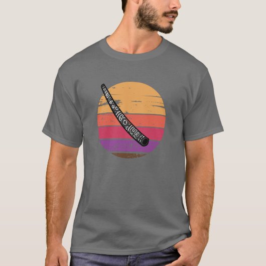 Timeless Didgeridoo at Iconic Sunset T-Shirt (Vorderseite)