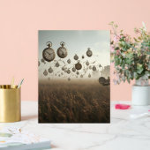 Timeless Drift – Surreal Pocket Watch Art Print Acrylschild (Hochzeit)