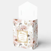 Timeless Dusty Pink Ivory Gold Hochzeit Vielen Dan Geschenkschachtel (Geöffnet)