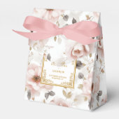 Timeless Dusty Pink Ivory Gold Hochzeit Vielen Dan Geschenkschachtel (Vorderseite)