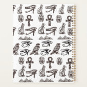 Timeless Egyptian Antiquities Digital Patterns Planer (Rückseite)