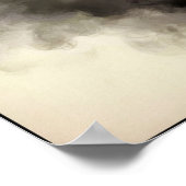 Timeless Elegance In Smoky Portrait Poster (Ecke)