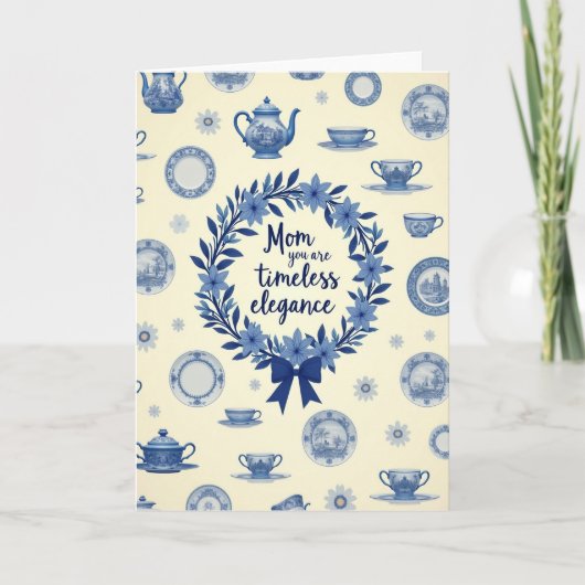 Timeless Elegance Mom Card Karte (Vorderseite)