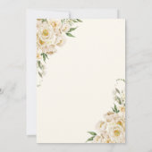 Timeless Elegance Wedding Invitation Einladung (Rückseite)