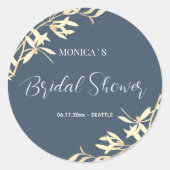 Timeless Floral Symphony Recipe Anfrage Runder Aufkleber (Vorderseite)