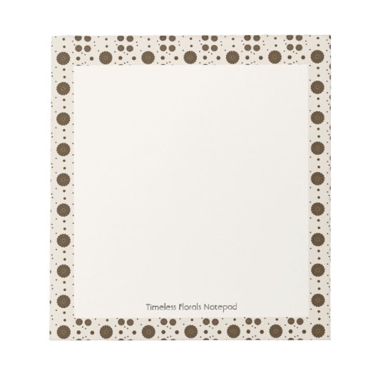 Timeless Florals Notizblock (Vorderseite)