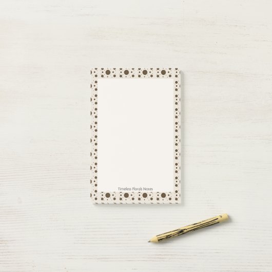 Timeless Florals Post-it Klebezettel (Auf Schreibtisch)