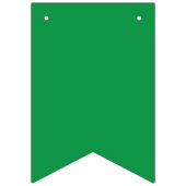 Timeless Forest Green | Clean Modern Aesthetic Wimpelkette (Zweite Fahne)