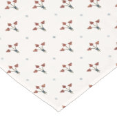 Timeless French Imperial Floral & Diamond Motif  Kurzer Tischläufer (Ecke)