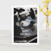 ***TIMELESS*** GENAU WIE "SIE" GLÜCKLICHER GEBURTS KARTE (Gelbe Blume)