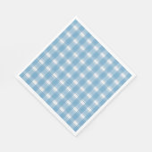Timeless Gingham Blue Serviette (Ecke)