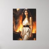 "Timeless Helen: Troys Catalyst" Leinwanddruck (Vorderseite)