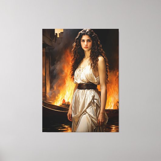 "Timeless Helen: Troys Catalyst" Leinwanddruck (Vorderseite)