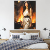 "Timeless Helen: Troys Catalyst" Leinwanddruck (Insitu (Schlafzimmer))