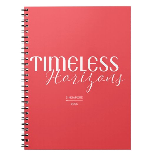Timeless Horizons Singapore 1965 Notizblock (Vorderseite)