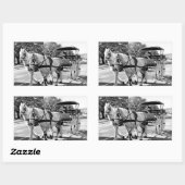 Timeless Journey Rechteckiger Aufkleber (Blatt)