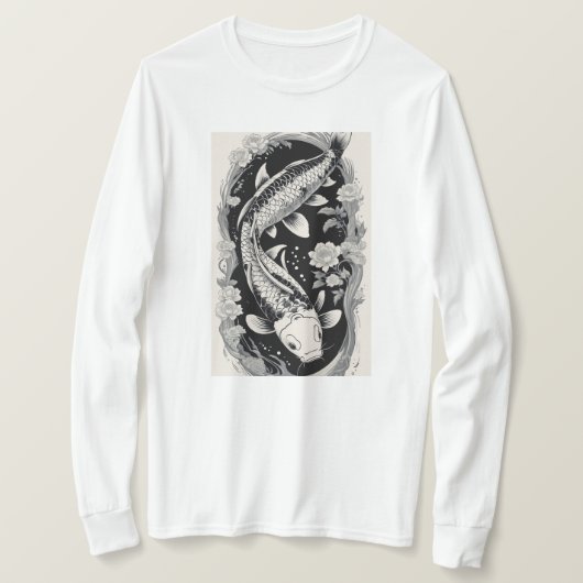 Timeless Koi Elegance T-Shirt (Design vorne)
