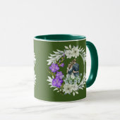 Timeless love story forest green tasse (VorderseiteRechts)