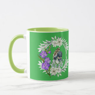 Timeless love story kelly green tasse