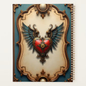 Timeless love, surreal elegance in steampunk style planer (Rückseite)