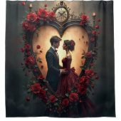 Timeless Love –Victorian Gothic Wedding Collection Duschvorhang (Vorderseite)