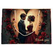 Timeless Love –Victorian Gothic Wedding Collection Große Geschenktüte (Vorderseite)