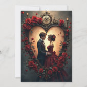 Timeless Love –Victorian Gothic Wedding Collection Save The Date (Rückseite)