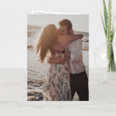 Timeless Monogram Black and White Elegante Wedding Einladung (Rückseite)