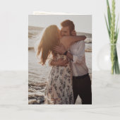 Timeless Monogram Ivory and Gold Elegante Wedding Einladung (Rückseite)